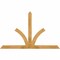 Ekena Millwork Richland Rough Sawn Timber Gable Bracket, Western Red Cedar, 72"W x 45"H x 2"D x 4"F, 15/12 Pitch GBW072X45X0204RIC00RWR - alternate 1